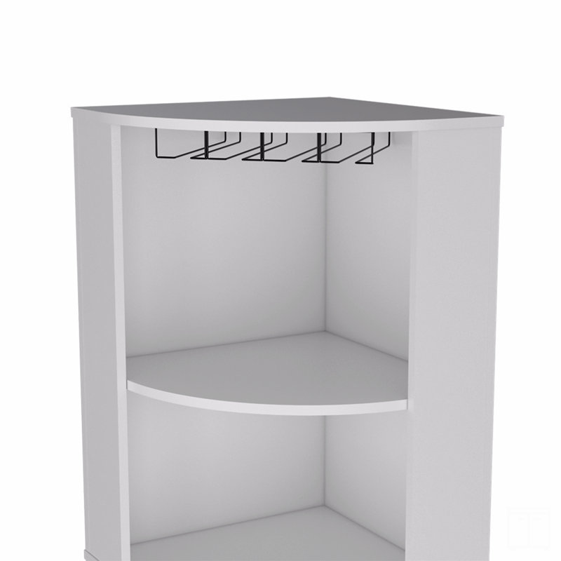 Bar Cabinet, White
