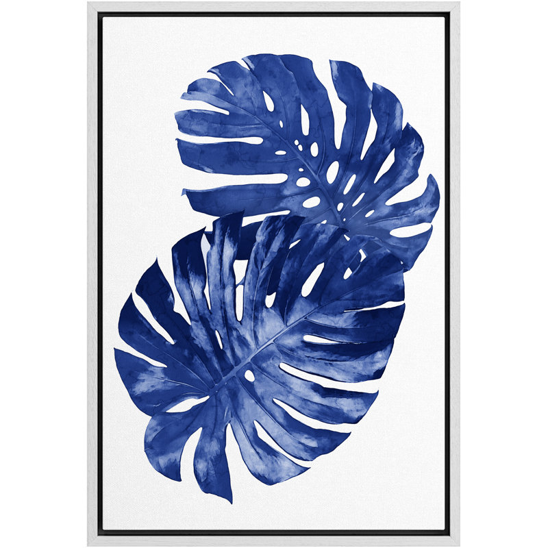 Peinture sur toile, cadre flottant, Blanc, H 24 po x l 36 po x P 1,5 po