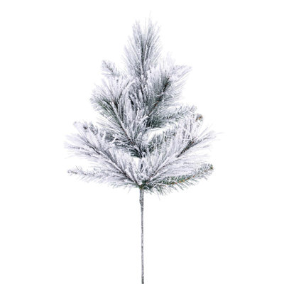 Vickerman 24" Flocked Jackson Pine Spray.