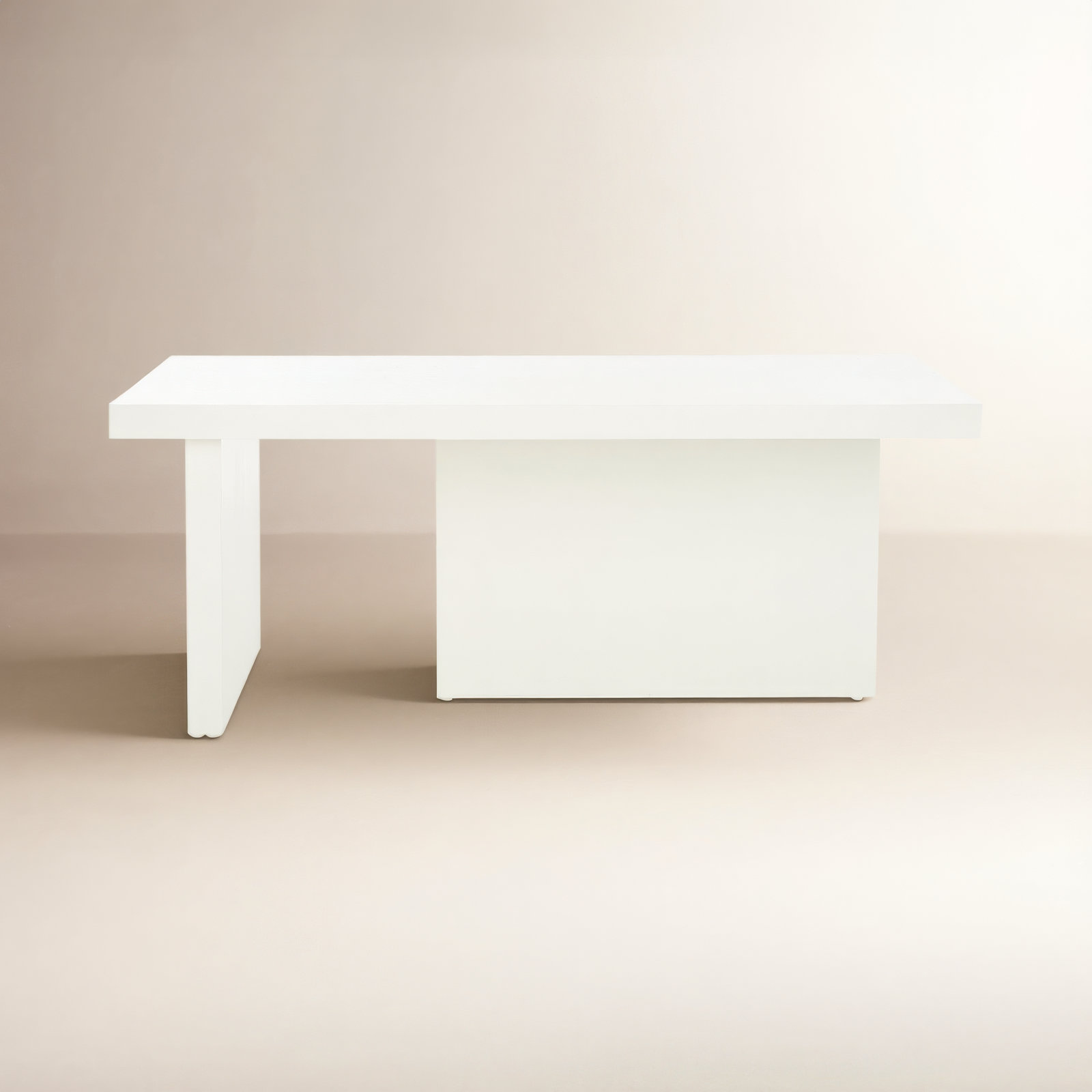 Aava Single Coffee Table, Ivory