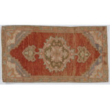 Wool Area Rug in Red