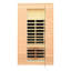 KISRAIS Indoor Sauna 2-Person Low EMF FAR Infrared Sauna With 2 LED Reading Lights, Bluetooth Speakers | Personal Indoor Dry Heat Sauna For Home & Gym – Made From Canadian Hemlock