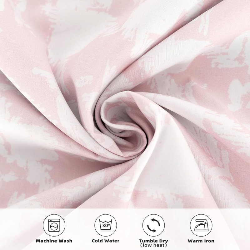 Dilworth Blackout Curtain Pair, Pink