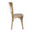 Arquit Stackable Cross-Back Wooden Bistro Chair-125313783-125324606