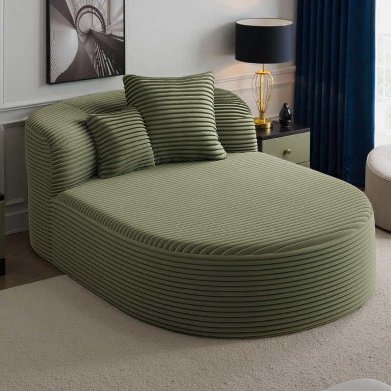 Canapé-lit 51,6 po Modern, Vert
