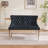 Velvet Double Loveseat Bench, Kitchen & Dining Seating, 2-Seat Tufted Bench with Handmade Buttons-1328156731-1327352638