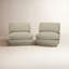Woolf Modern Boucle Upholstered Slipper Chair (Set of 2)-1809935183