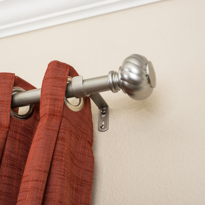 Damyah Metal Adjustable Single Curtain Rod