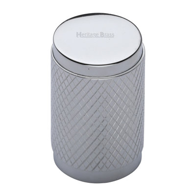 Heritage Brass Signac Heritage Cabinet Knob Cylindric Knurled Design 21mm