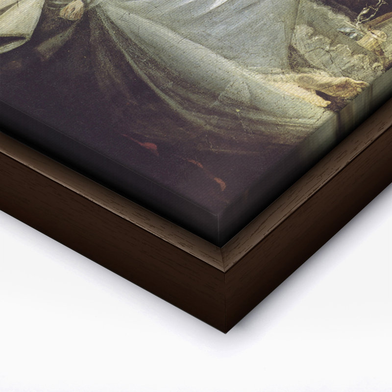 Le cauchemar, Canvas, 16"H x 20"W, Brown Framed