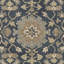 Tapis bleu marine / brun / beige en laine touffeté à la main Arden-1372758558