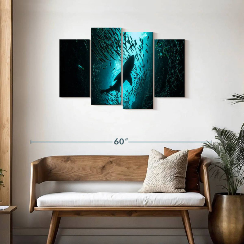 Shark Depth, H 27 po x l 43 po