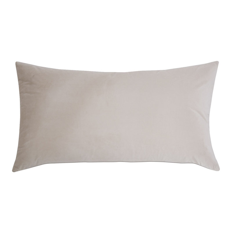 Nova Quilted Velvet Sham, Ivory, King