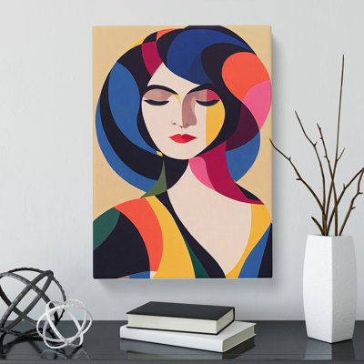 View Of An Abstract Woman Vol.2 - Wrapped Canvas