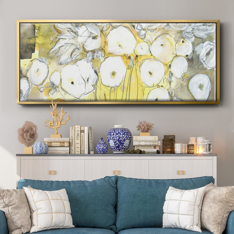 Heirloom Treasure II- Framed Canvas, 12" H x 30" W