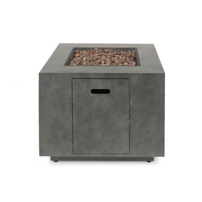 SQUARE IRON FIRE PIT-50 000 BTU