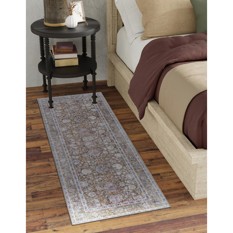 Tapis de couloir contemporain Hugley, Tapis de couloir 2 pi x 8 pi