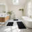 Tufted Pearl Channel Black 1500 GSM Textured 21x34'' Bath Rug-1222107646-1330891318