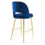 Tabouret de comptoir en velours gris anthracite Rouse Performance-1686687537-1686944930-1686944932