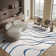 Tapis crème / bleu Ashal