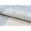 Hand Knotted Striped Area Rug in Silver/Blue-46809769