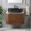 Meuble-lavabo mural 24 po avec comptoir en marbre-926626352