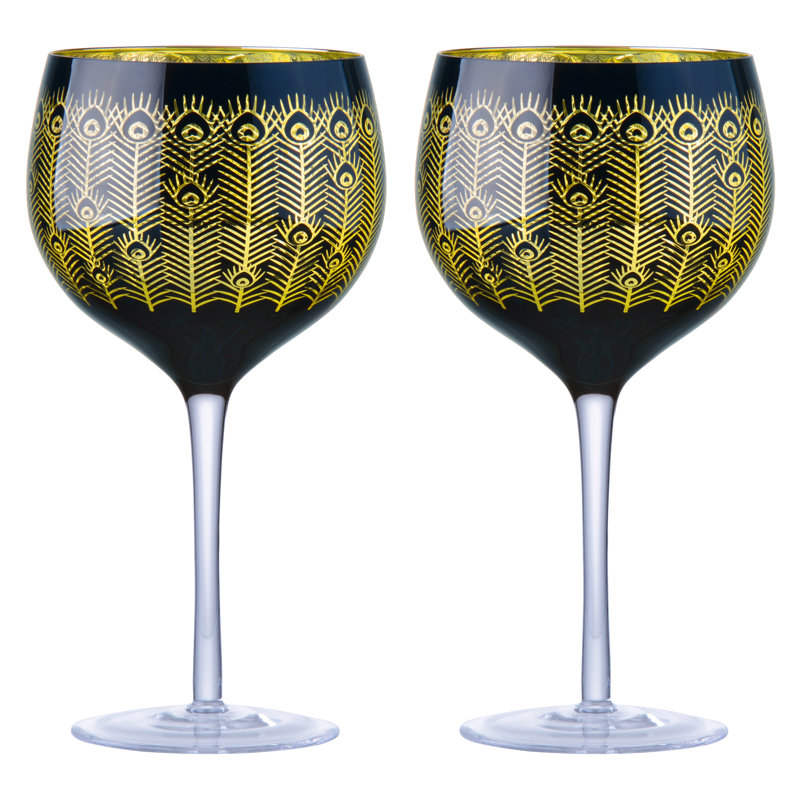 Midnight Gin Glasses