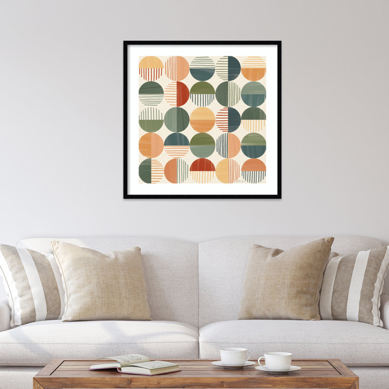 Born To Roam Pattern II, Black, 33" H x 33" W x 1" D