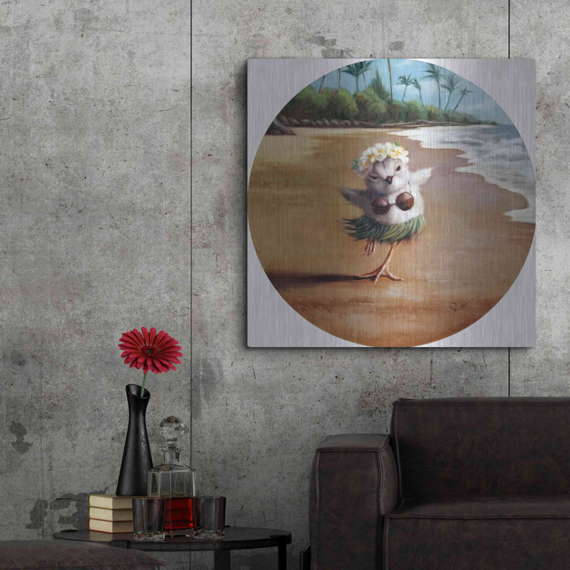 «Hula Chick» par Lucia Heffernan, H 36 po x l 36 po