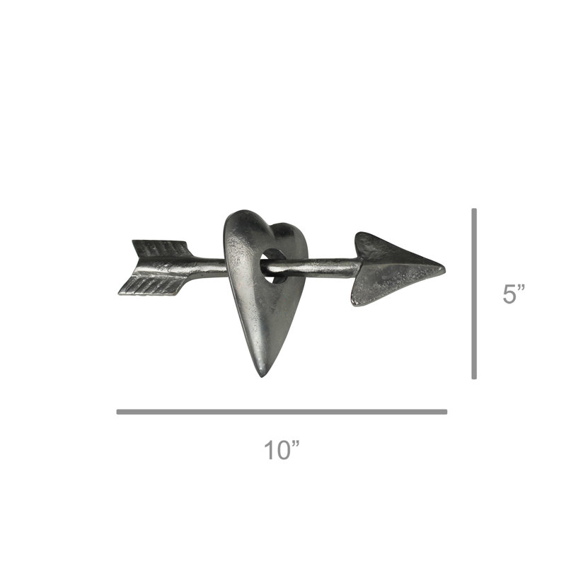 Sueno Cupids Arrow, Argent, H 2,25 po x l 5 po x P 10 po