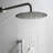 Bathroom Shower With Slide Function: Head, Hand Shower, Bar, Bodysprays, Arm, Valve Trim Kit Bar And Hose:-118768075