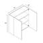 Armoire de cuisine murale à assemblage rapide de style moderne 27 po x 42 po Radiance (l 27 po x P 12 po x H 42 po)-40731405