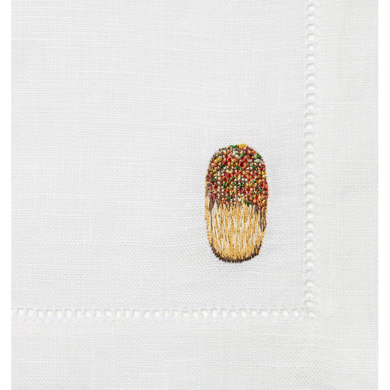 Biscotto Linen Square Napkins