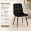 Modern Velvet Tufted Dining Chairs Set Kitchen Dining Chairs Dining Room Furniture-1756589280-1756589281-1756589283
