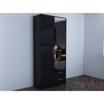 Pamel 2 Door Manufactured Wood Wardrobe