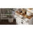 White Sideboard Buffet Cabinet For Kitchen - 2 Drawers And Doors Storage With Slide Rails Fits Living Room, Dining Bathroom Modern Design Entryway Coffee Beans Sundries-1893685596