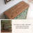 Green Solid Wood Accent Cabinet