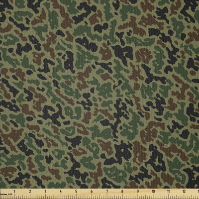 Dereth Camo Formless Design Blending into the Forest Multi-Purpose Fabric