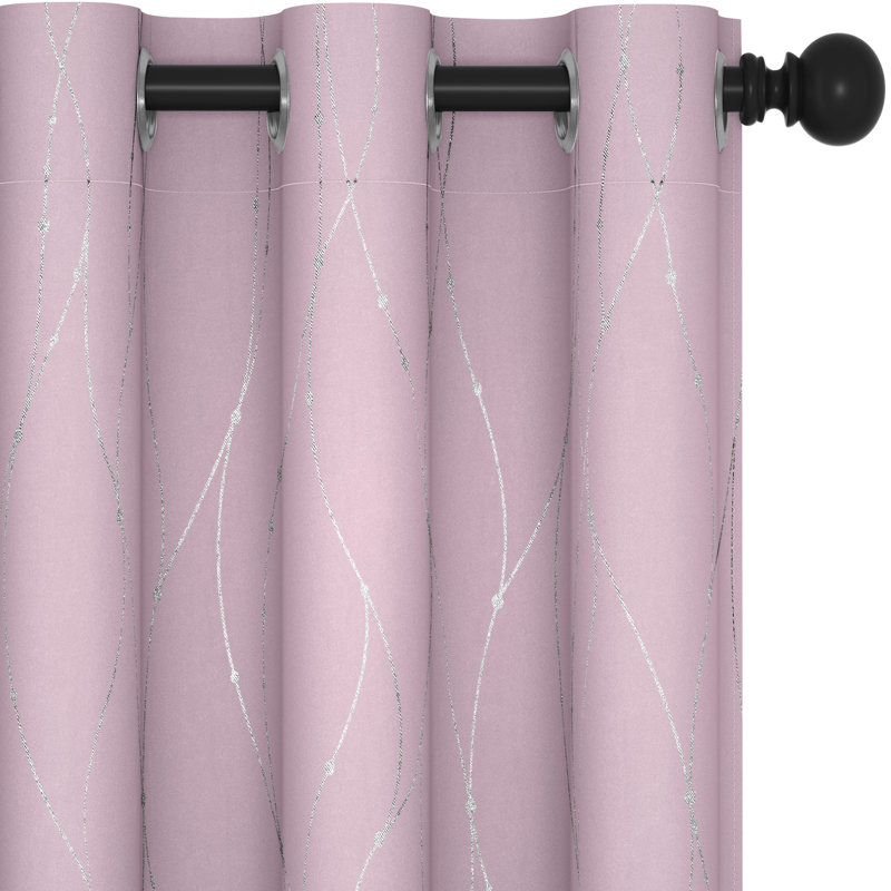 Cohmer Room Darkening Curtain Pair, Mellow Yellow, 52" W x 84" L