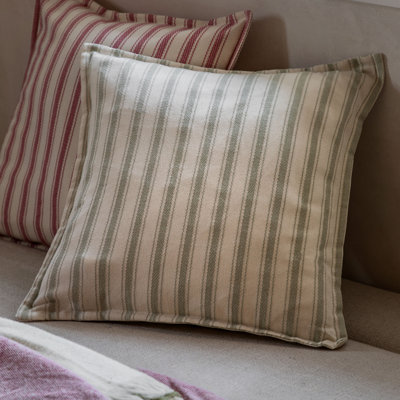 Striped Square Throw Cushion