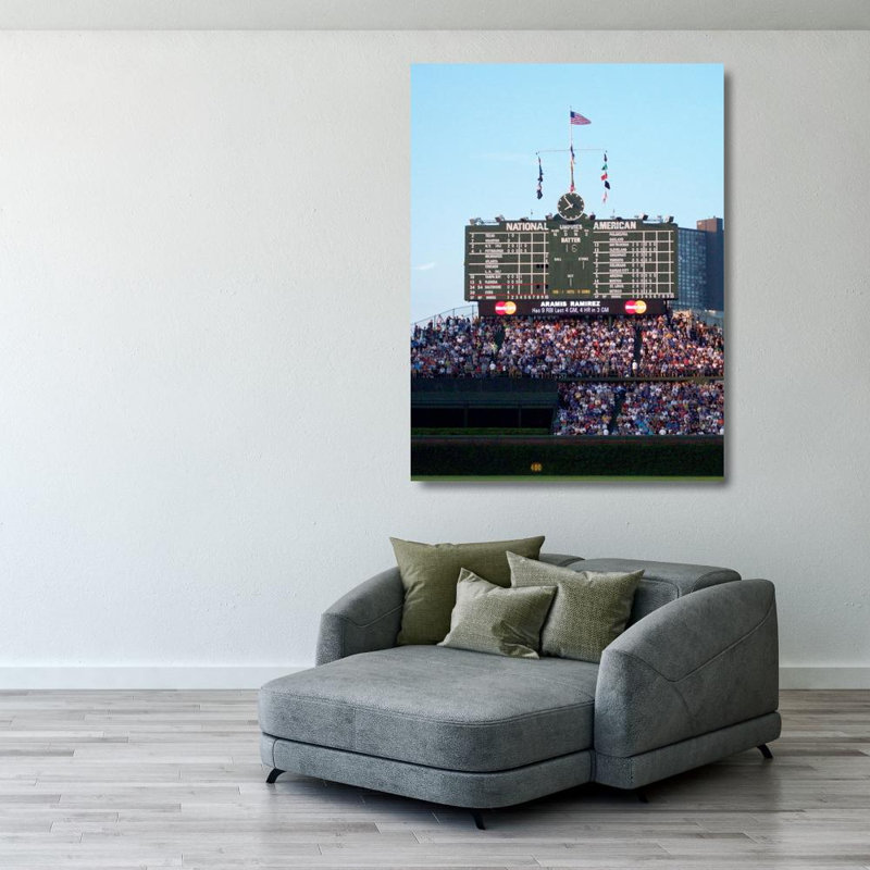 Tableau d'affichage Wrigley Field, H 37 po x l 28 po