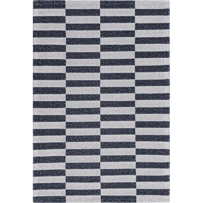 California Cotton Striped Indoor Rug, Rectangle 2'2" x 3'