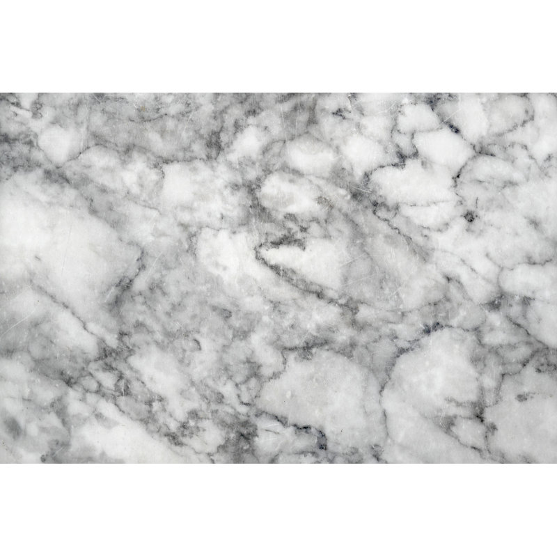 Andrin White Marble Texture - Photographie sur toile tendue, H 8 po x l 12 po