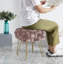 Repose-pieds cocktail capitonné en velours 15 po Fleming-1659382026