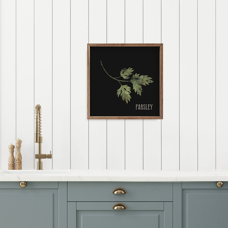 Parsley Black, 12" H x 12" W