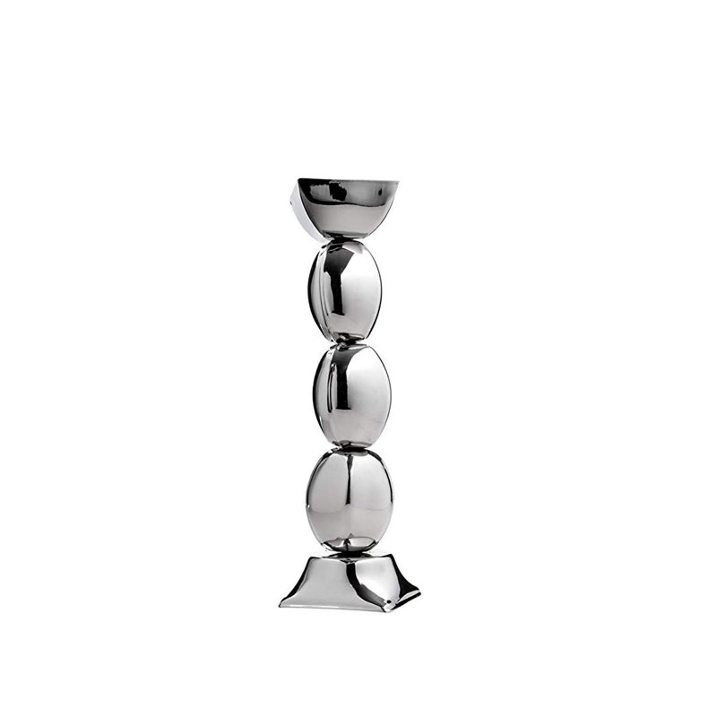 10'' H Stainless Steel Candlestick