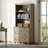 Scarlett 72.1"H X 33.9"W Bookcase With 3 Drawers, Tall Book Case Shelf With 3-Tier Open Book Shelfs, Large Wood Bookcases Farmhouse Bookshelves For Living Room Bedroom Home Office Kitchen-805032003