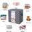 Storage Bags Large Blanket Clothes Organization And Storage Containers For Comforters,Bedding, Foldable Organizer With Reinforced Handle, Clear Window, Sturdy Zippers-1317063344