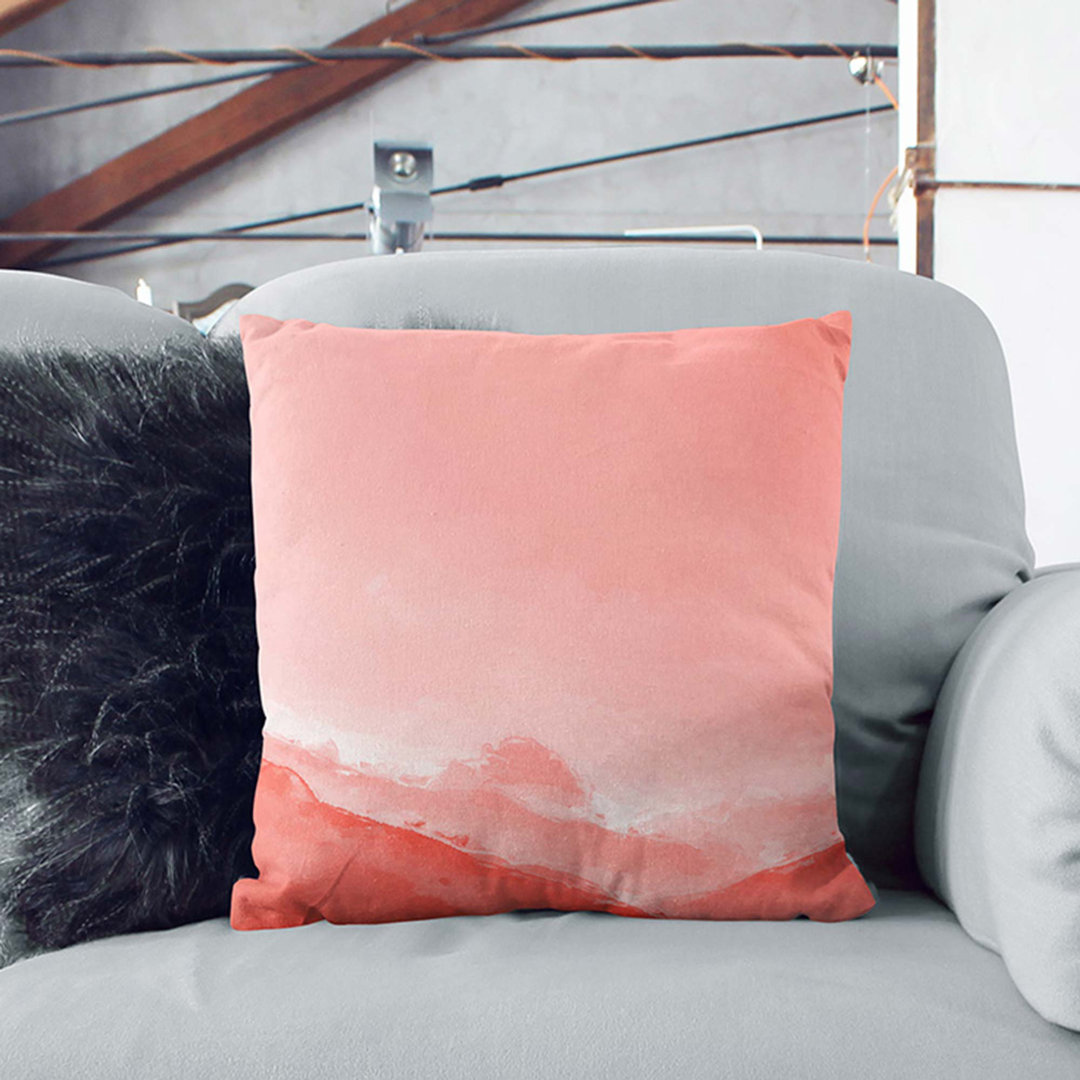 Coral Mountains Cushion with Filling