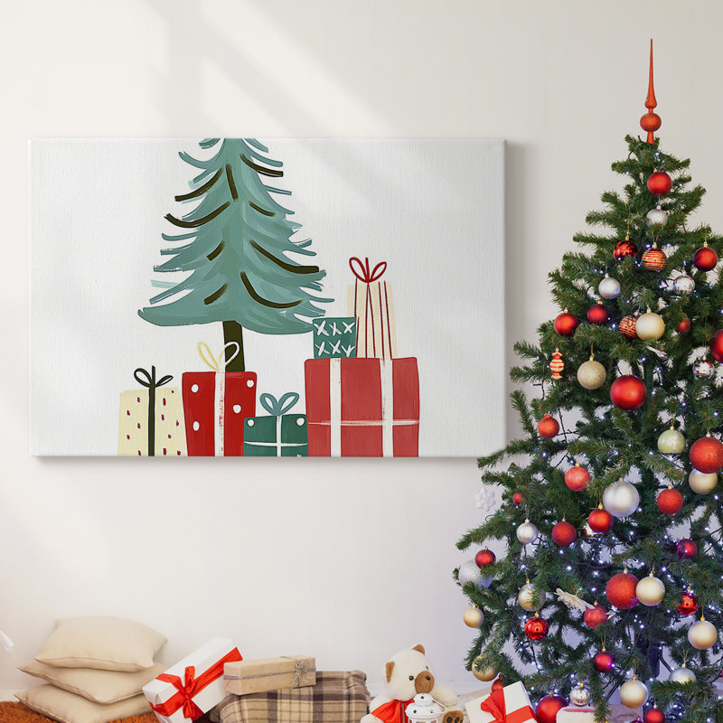 Christmas Holiday Arts - Toile tendue avec châssis, H 18 po x l 27 po